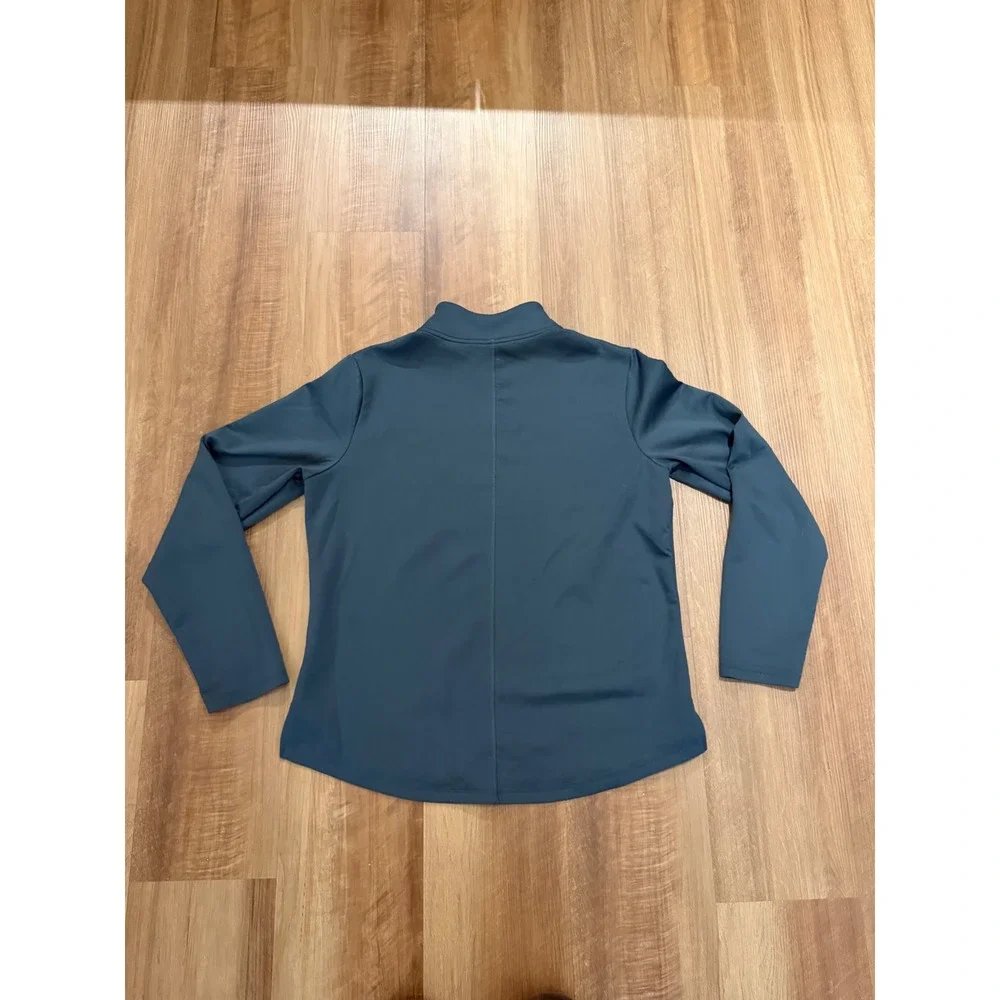 Nike Pullover Womens Large Teal Therma-FIT 1/4 Zip Training Top DD4945-328